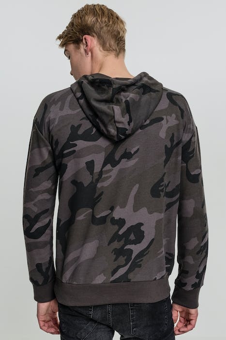 HIGH NECK CAMO HOODY DARK CAMO 3
