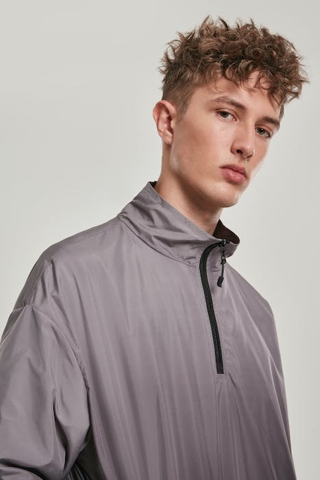 GRADIENT PULL OVER JACKET BLACK/GREY 8