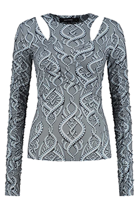 GREY BLUE BRAIDS LINDSAY TOP 1