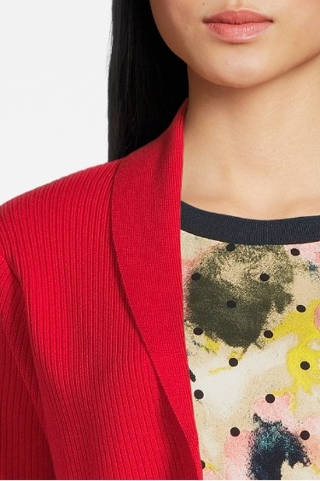 CARDIGAN LONG SLEEVES 81001426 TRUE RED 4