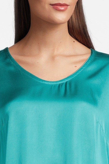 T-SHIRT JERSEY 1/2 SLEEVES 81101356 DARK TURQUOISE 4