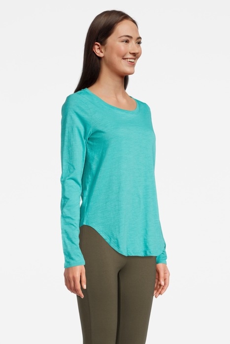 T-SHIRT JERSEY LONG SLEEVES 81101358 DARK TURQUOISE 3