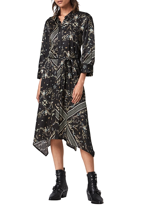 MAIA ASSAM DRESS BLACK 2