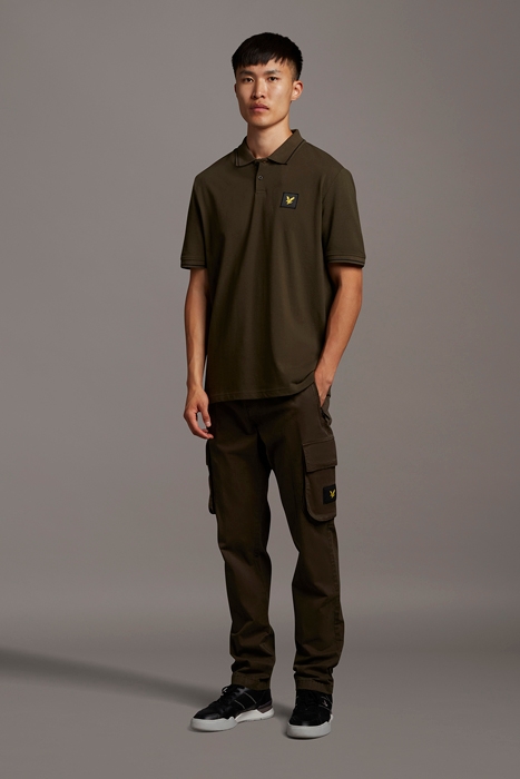 TIPPED POLO SHIRT OLIVE 3