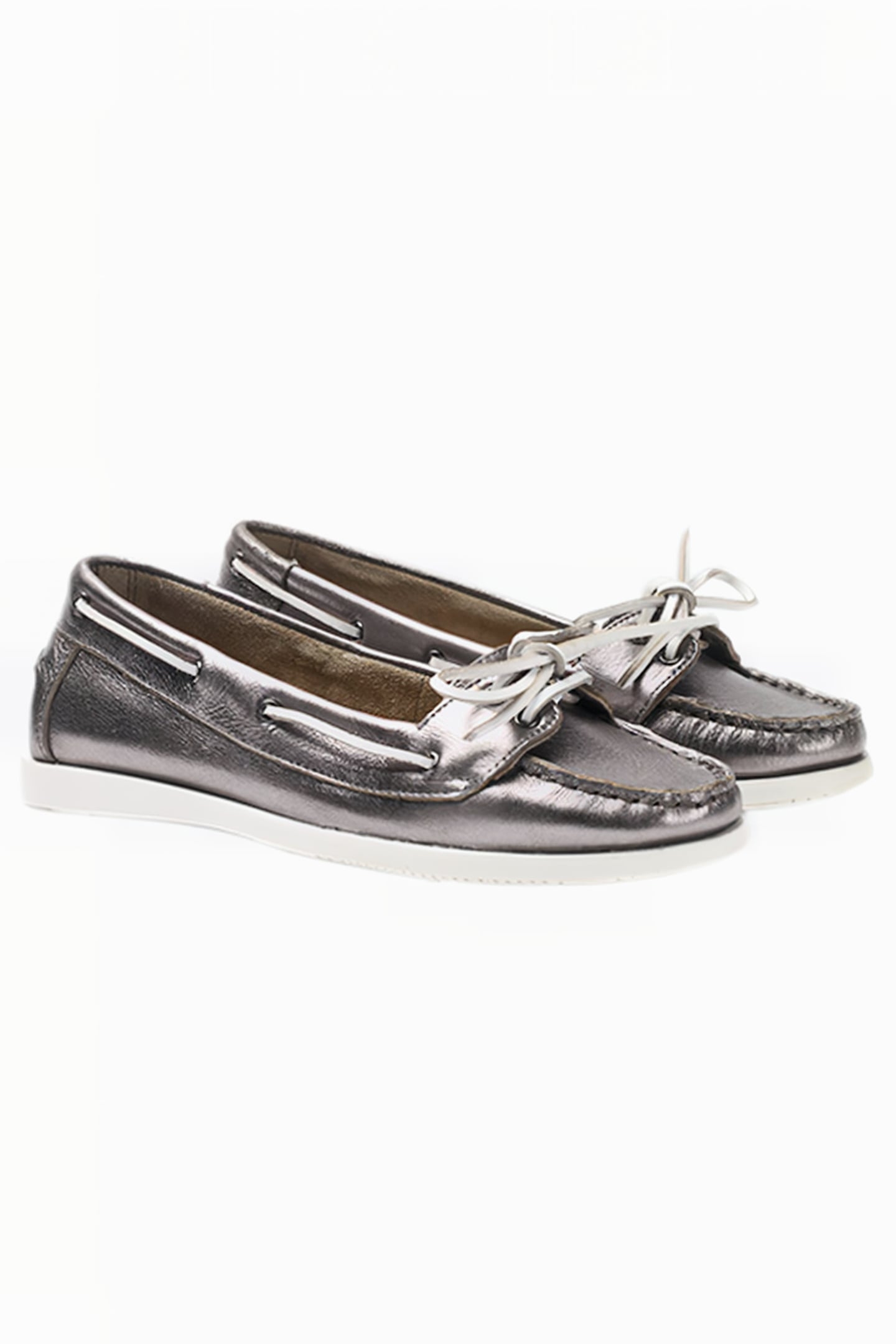 BETTY BOAT SHOE PEWTER 2