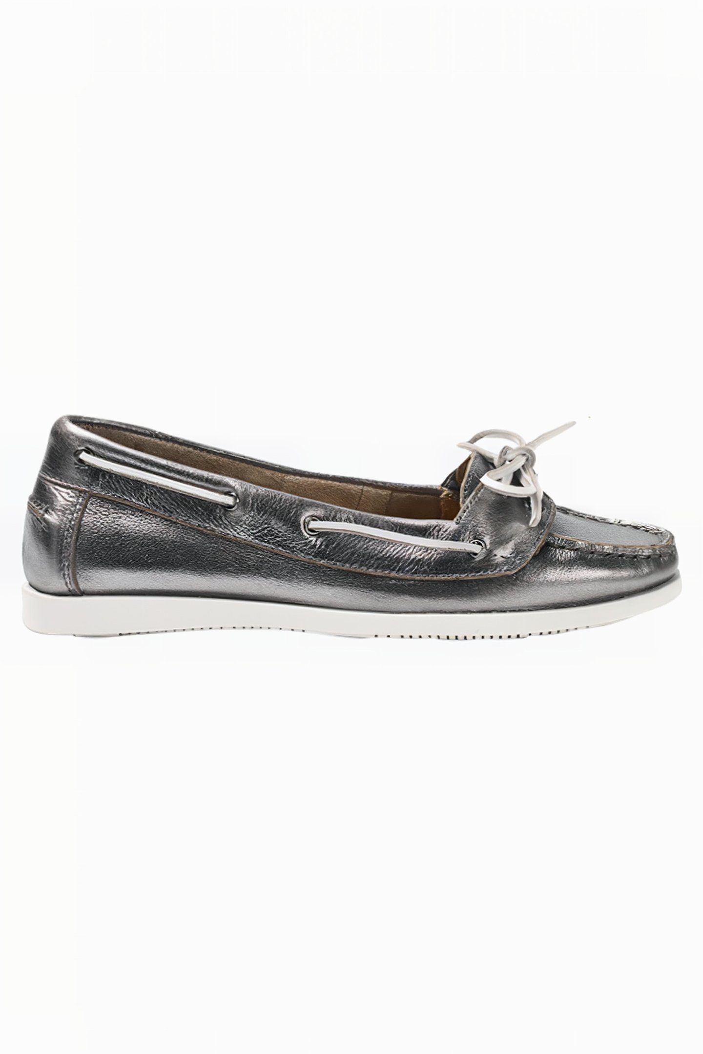 BETTY BOAT SHOE PEWTER 1