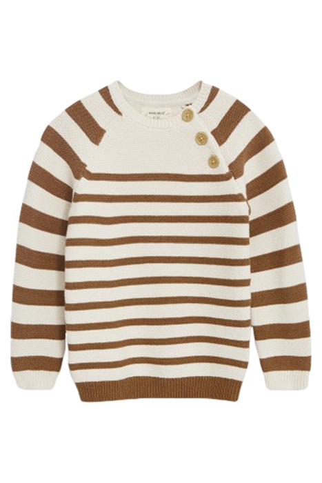 STRIPE JUMPER BROWN MULTI 1