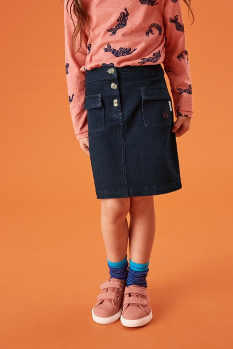DOLPHINA DENIM SKIRT LGT DENIM 2