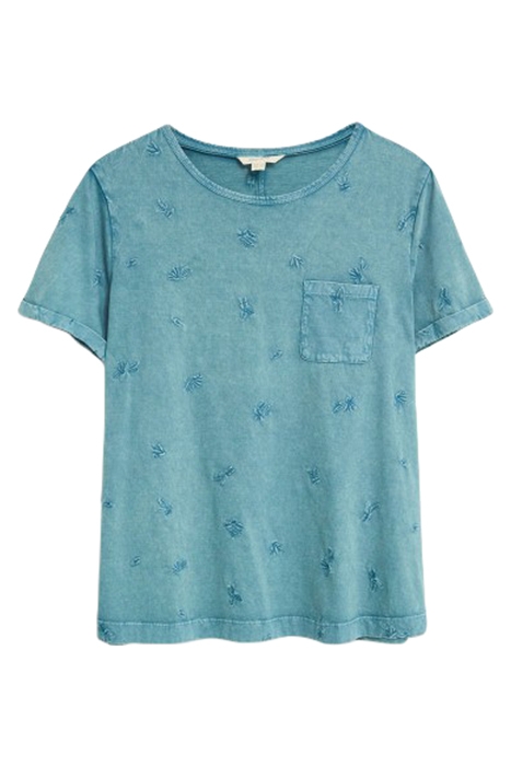NEO EMBROIDERED TEE LIGHT TEAL 1