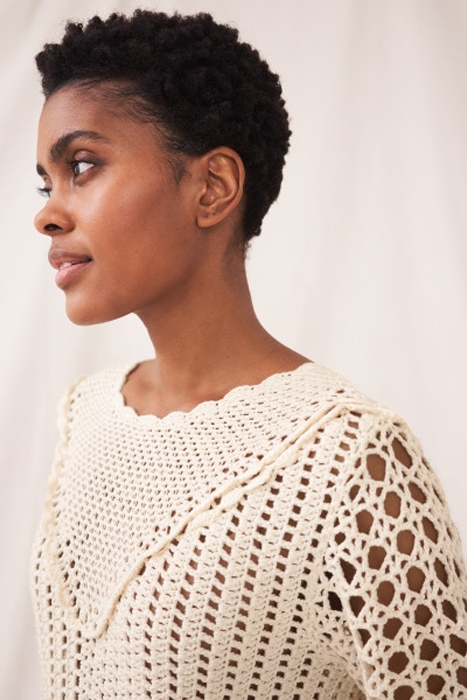 SUMMER CROCHET JUMPER BRILLIANT WHITE 2