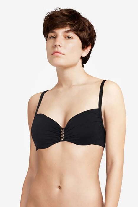 SW BRA TSHIRT HALF CUP BABETTE UNI BLACK 2