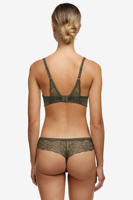 CO BRA TSHIRT PUSH LILLY COTTON LACE DARK PINE 3