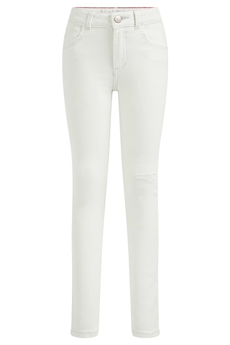 MEISJES SUPER SKINNY FIT JEANS MET STRETCH WHITE 1