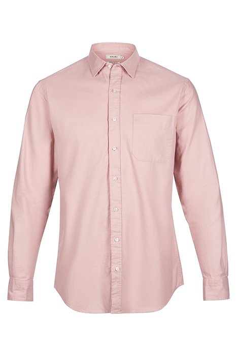 MEN TWILL SHIRT TYLER DUSTY SALMON PINK 1