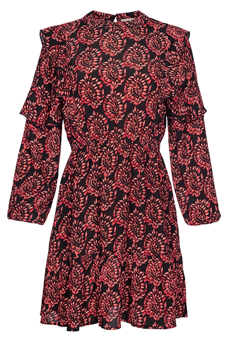 LADIES MONTEVIDEO DRESS PEACOCK LEAF 2