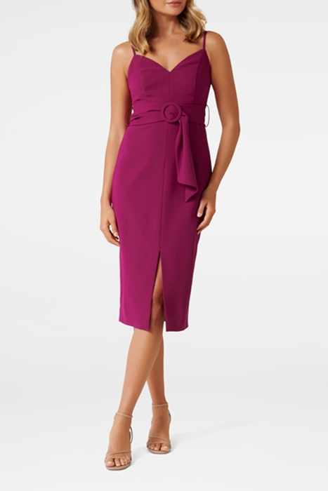 GENEVIEVE BELTED MIDI DRESS MADAME BERRY 1