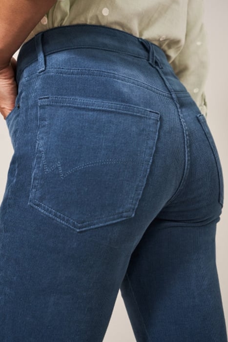 BROOKE STRAIGHT CORD TROUSER  BLUE 4