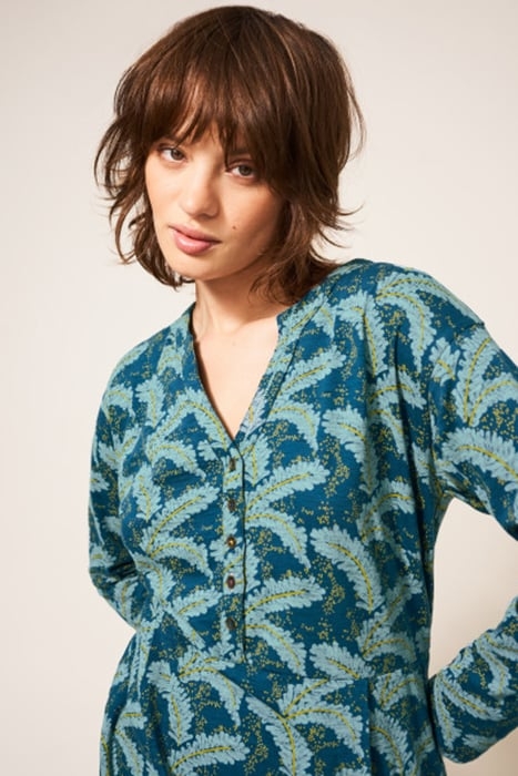 TAMMY COTTON JERSEY DRE TEAL 3