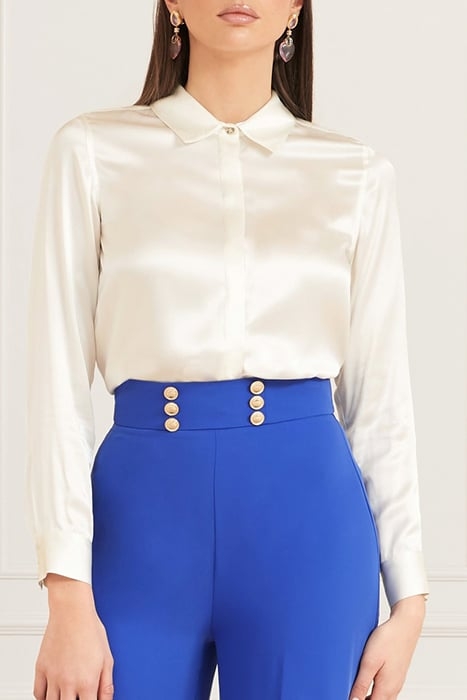 THE ICON BLOUSE PALE PEARL 1