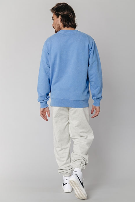 CR CLUB DE SPORT WASHED BASIC SWEAT BLUE 4