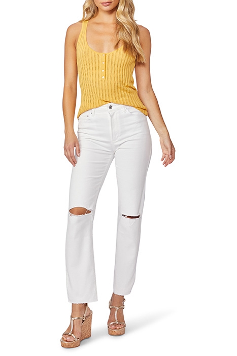 STELLA STRAIGHT W RAW HEM BARE WHITE DESTRUCTED 3