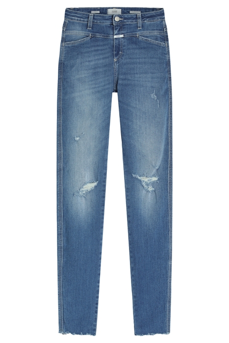 CLOSED WOMEN SKINNY PUSHER LONG JEANS MID BLUE 6