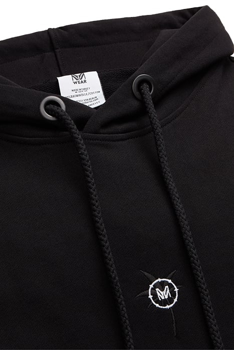 M-LOGO-REGULAR-FIT-HOODIE BLACK 3