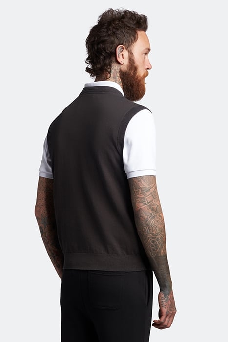 CREW NECK VEST GUNMETAL 2