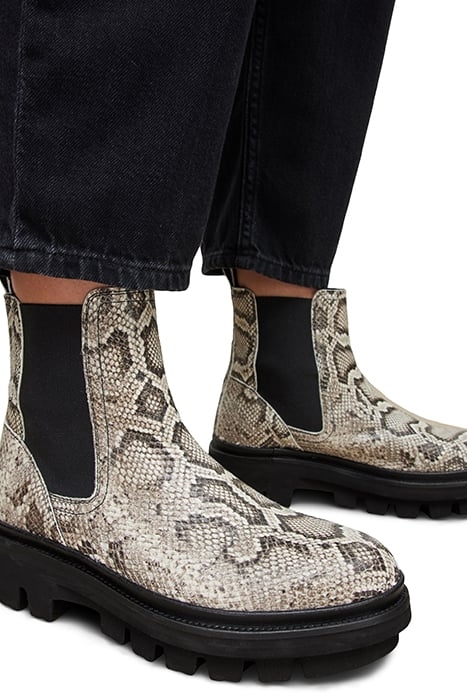 BEA SNAKE BOOT TAUPE GREY 2