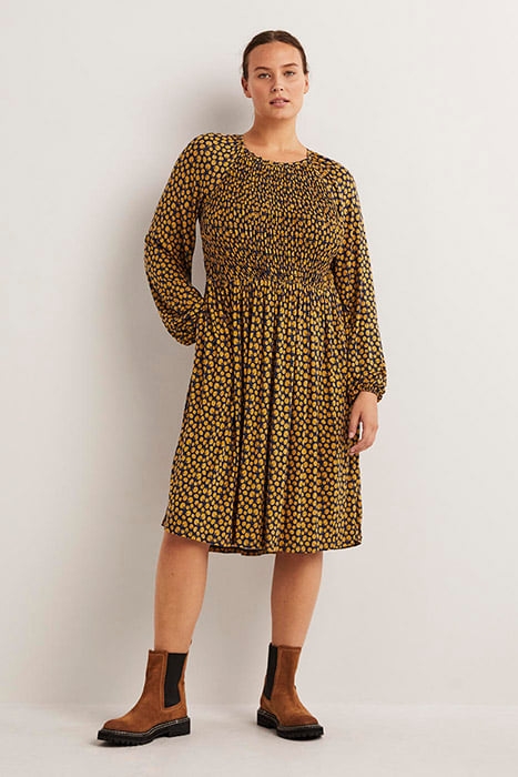 SMOCKED BODICE JERSEY DRESS DCM 1