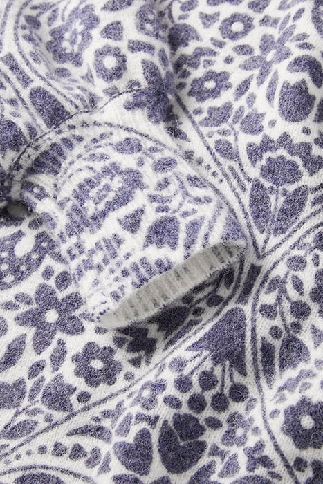 BLOUSON SLEEVE FLUFFY JUMPER FLR 5