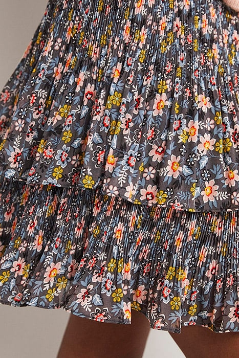 PLISSE MINI SKIRT GRY 5