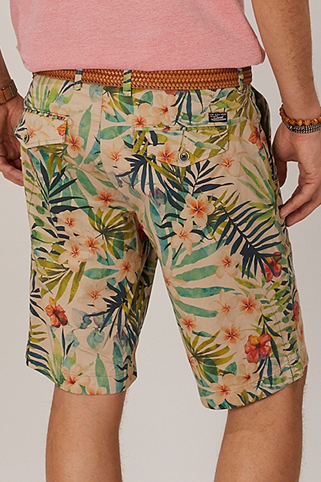 TROPIC FLOWERPRINT FANCY SHORT BROWN 3