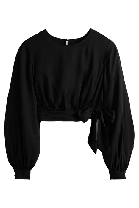 LONG SLEEVE CROP TOP BLK 5