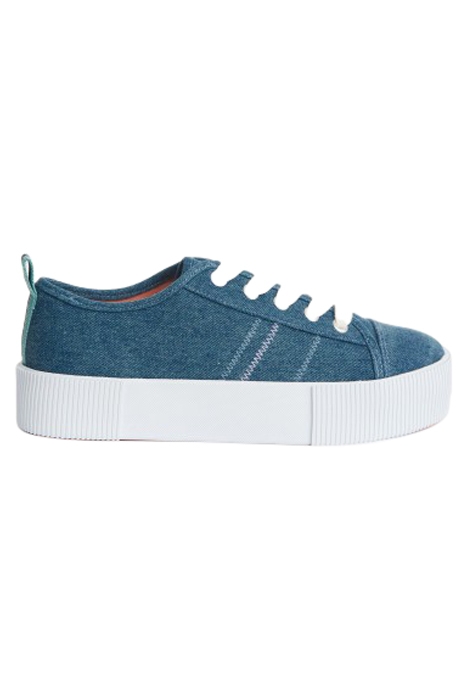 PIPER FLATFORM PLIMSOLL MID DENIM 1