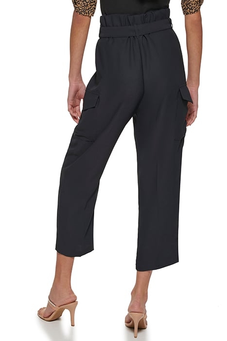 TIE HIGH WAIST TAPER BLACK 2