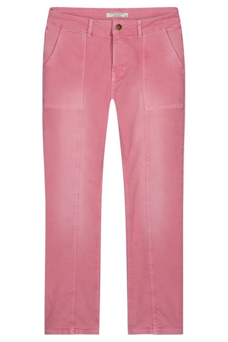 BOOTCUT CROPPED PANT SLUBBY STRETCH TWILL PURPLES 4