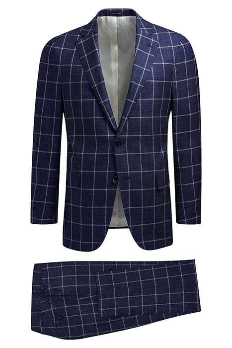 Navy Checked Sienna Suit 1