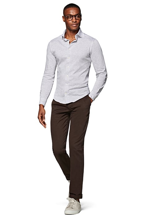 Light Grey Extra Slim Fit Shirt 1
