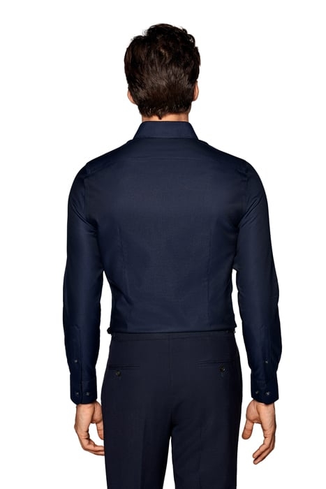 Navy Royal Oxford Slim Fit Shirt 3