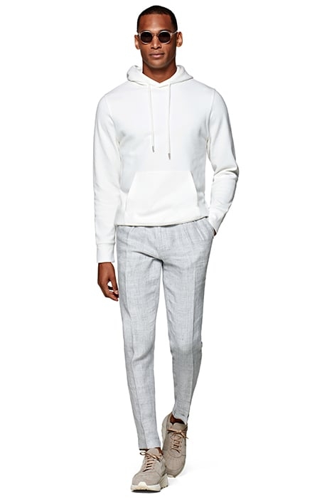 Light Grey Pleated Blake Trousers 3