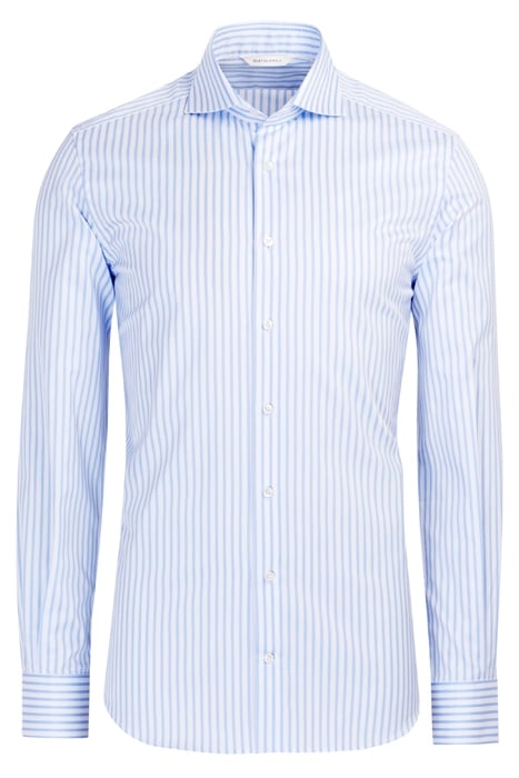 Light Blue Striped Slim Fit Shirt 2