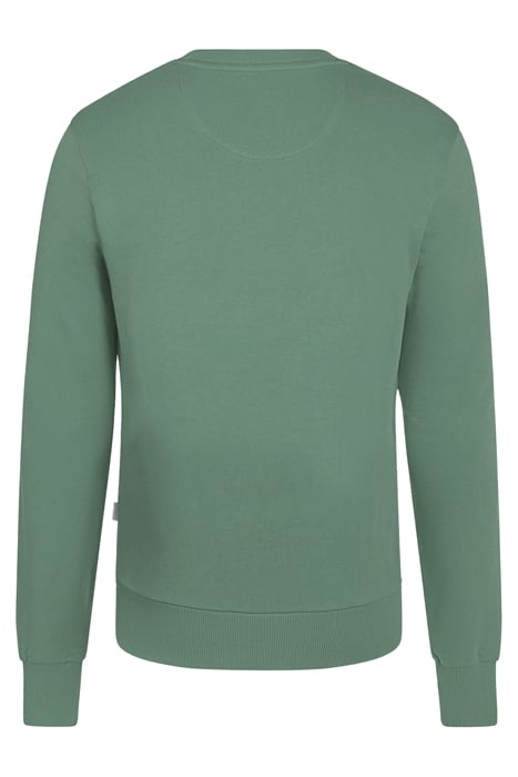 C- NECK SWEATSHIRT GREEN 2