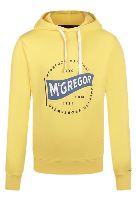 HOODY WITH GRAPHIC LIGHT YELLOW 1