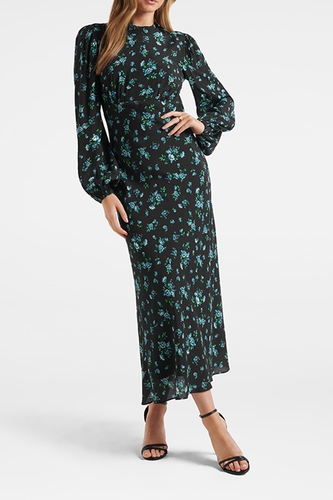 ANGELINA HIGH NECK MIDI DRESS ELLACOTE DITSY 1