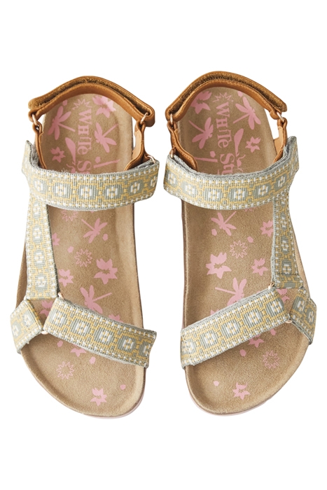 TREK FOOTBED SANDAL GREEN 3