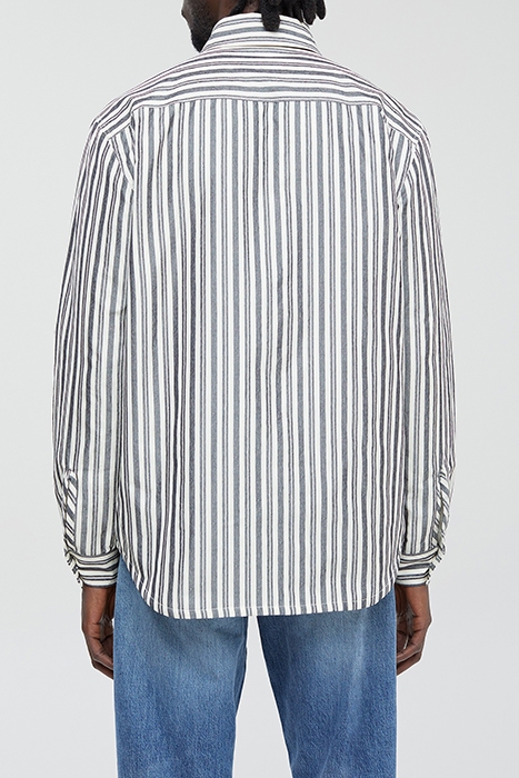 CLOSED MEN RELAXED BUTTON DOWN SHIRT DARK NIGHT 2