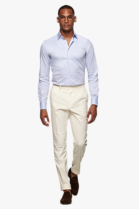 Light Blue Slim Fit Shirt 4