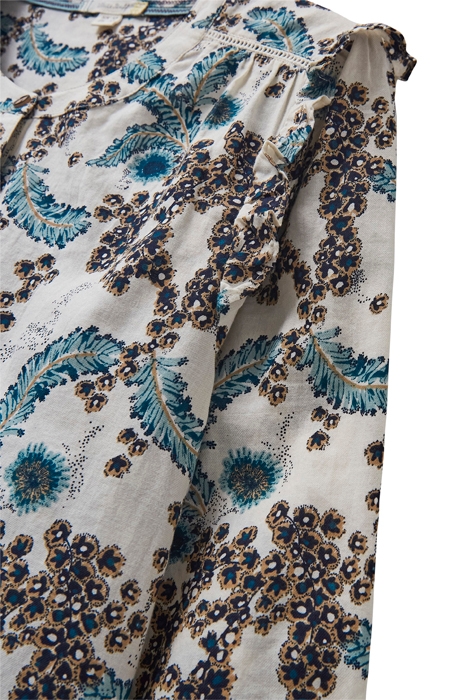 FLORINE SHIRT NATURAL MULTI 4