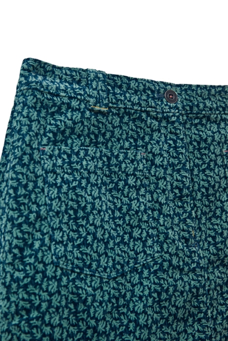MELODY  CORD SKIRT TEAL 3